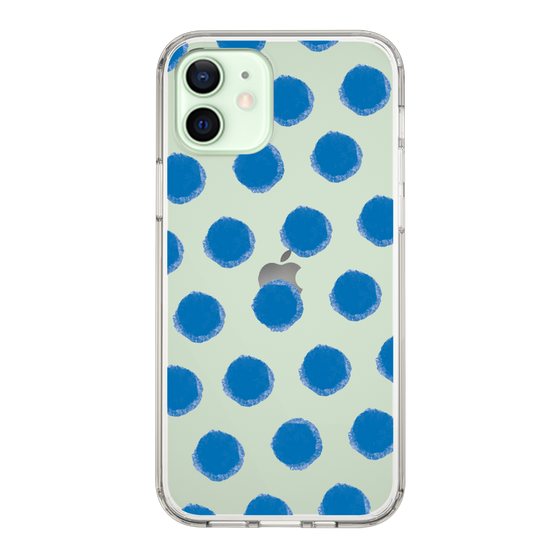 Slim Protection Case［ Original - Favorite Color Polka Dots - Blue ］