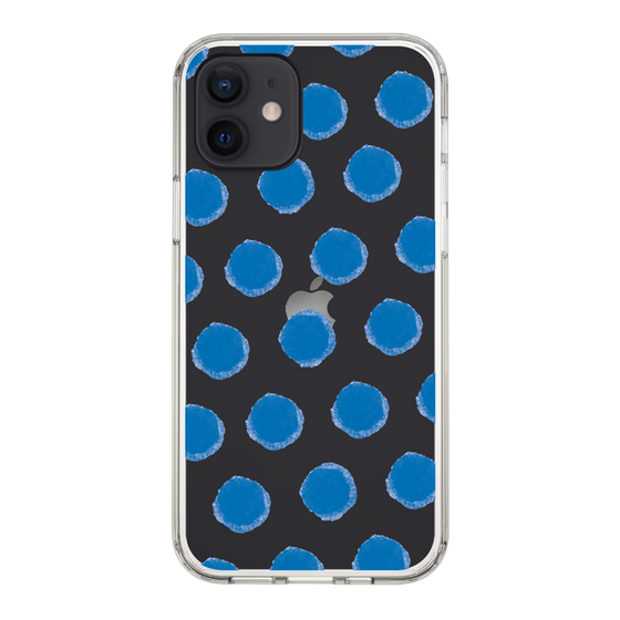 Slim Protection Case［ Original - Favorite Color Polka Dots - Blue ］