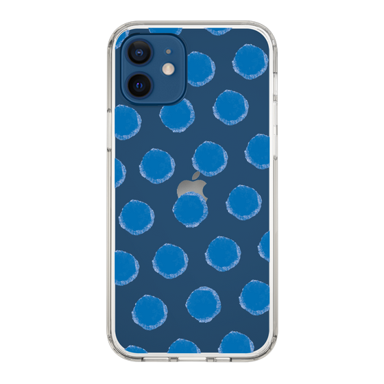 Slim Protection Case［ Original - Favorite Color Polka Dots - Blue ］