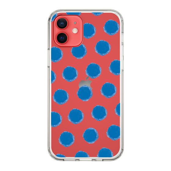 Slim Protection Case［ Original - Favorite Color Polka Dots - Blue ］