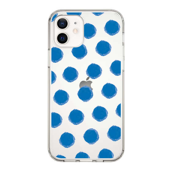 Slim Protection Case［ Original - Favorite Color Polka Dots - Blue ］