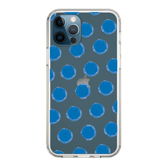 Slim Protection Case［ Original - Favorite Color Polka Dots - Blue ］