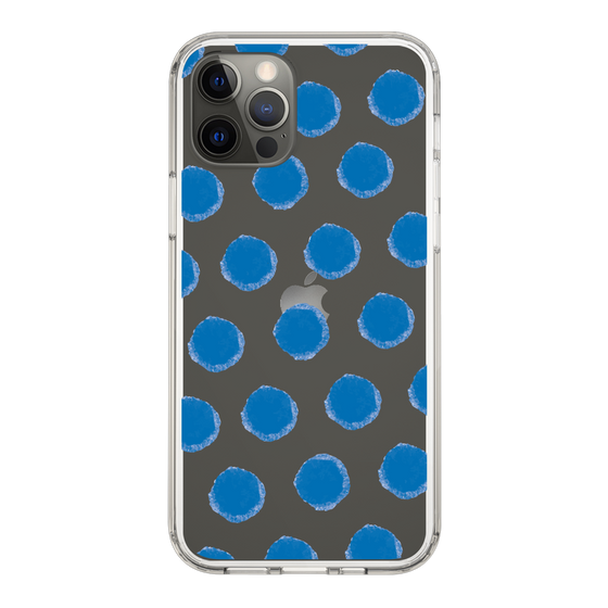 Slim Protection Case［ Original - Favorite Color Polka Dots - Blue ］