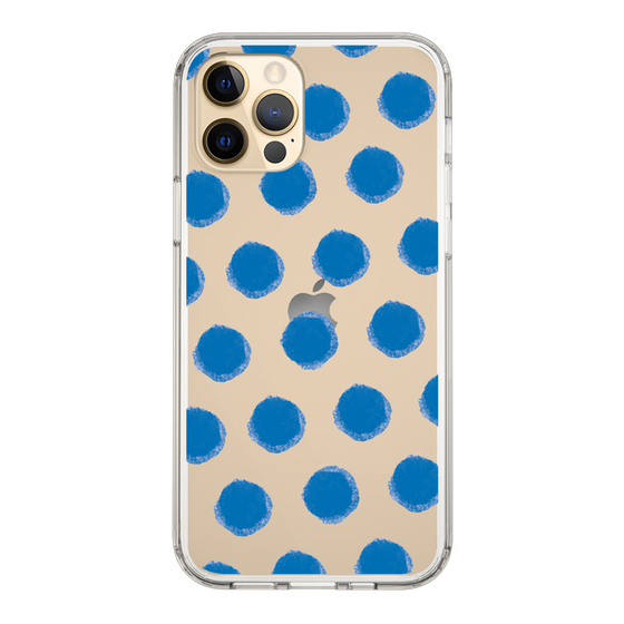 Slim Protection Case［ Original - Favorite Color Polka Dots - Blue ］
