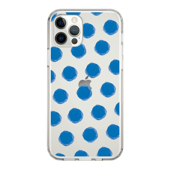 Slim Protection Case［ Original - Favorite Color Polka Dots - Blue ］