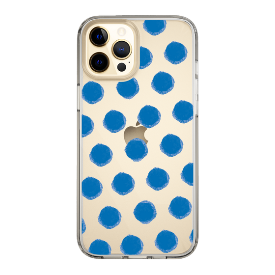 Slim Protection Case［ Original - Favorite Color Polka Dots - Blue ］