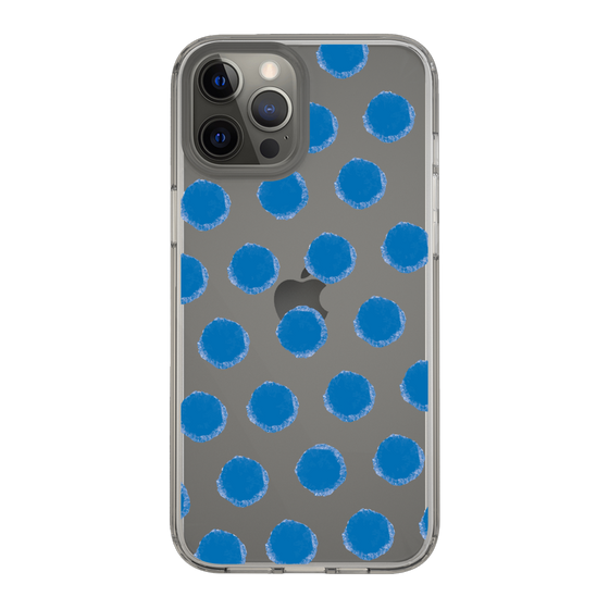 Slim Protection Case［ Original - Favorite Color Polka Dots - Blue ］