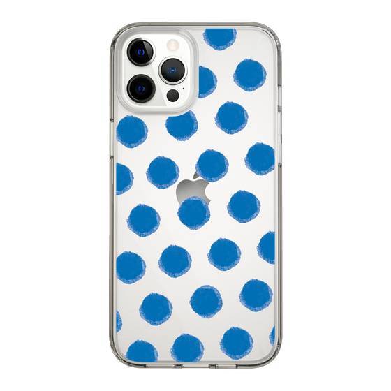 Slim Protection Case［ Original - Favorite Color Polka Dots - Blue ］