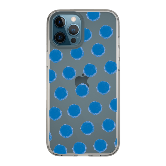 Slim Protection Case［ Original - Favorite Color Polka Dots - Blue ］