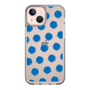 Slim Protection Case［ Original - Favorite Color Polka Dots - Blue ］