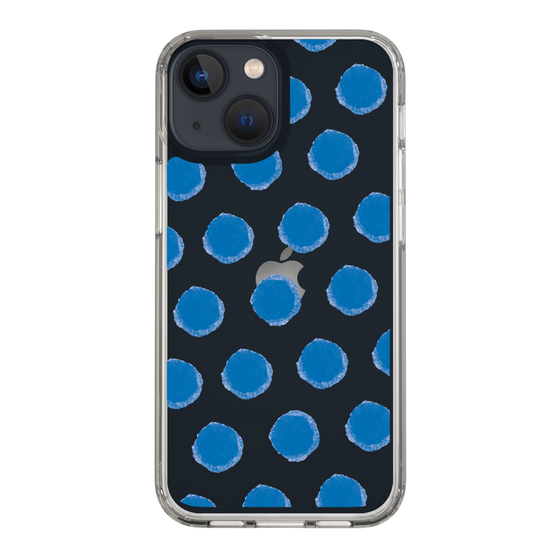 Slim Protection Case［ Original - Favorite Color Polka Dots - Blue ］