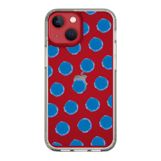 Slim Protection Case［ Original - Favorite Color Polka Dots - Blue ］