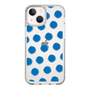 Slim Protection Case［ Original - Favorite Color Polka Dots - Blue ］