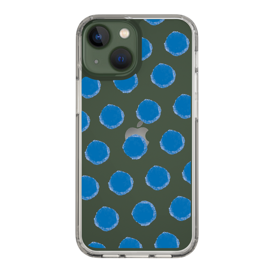 Slim Protection Case［ Original - Favorite Color Polka Dots - Blue ］