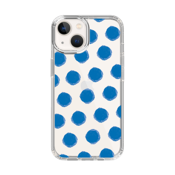 Slim Protection Case［ Original - Favorite Color Polka Dots - Blue ］
