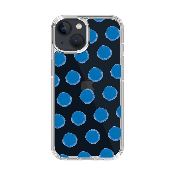 Slim Protection Case［ Original - Favorite Color Polka Dots - Blue ］
