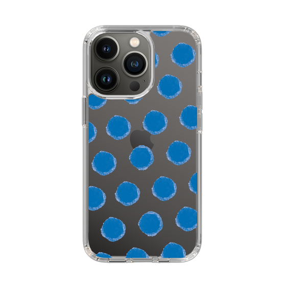 Slim Protection Case［ Original - Favorite Color Polka Dots - Blue ］