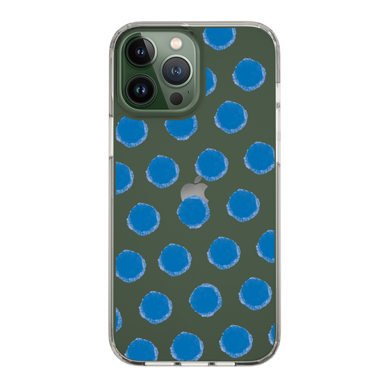 Slim Protection Case［ Original - Favorite Color Polka Dots - Blue ］