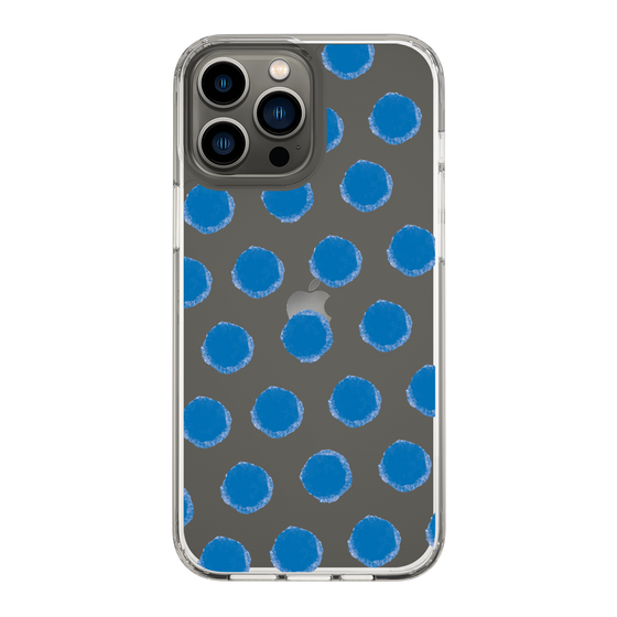 Slim Protection Case［ Original - Favorite Color Polka Dots - Blue ］
