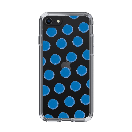 Slim Protection Case［ Original - Favorite Color Polka Dots - Blue ］