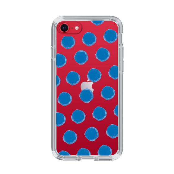 Slim Protection Case［ Original - Favorite Color Polka Dots - Blue ］