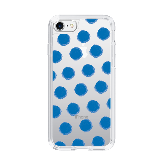 Slim Protection Case［ Original - Favorite Color Polka Dots - Blue ］