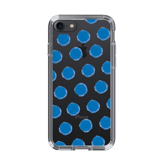 Slim Protection Case［ Original - Favorite Color Polka Dots - Blue ］