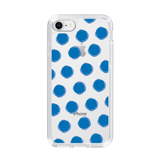 Slim Protection Case［ Original - Favorite Color Polka Dots - Blue ］