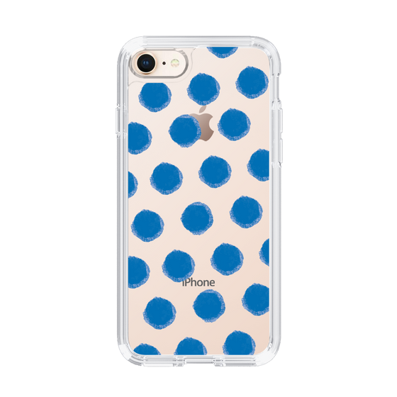 Slim Protection Case［ Original - Favorite Color Polka Dots - Blue ］