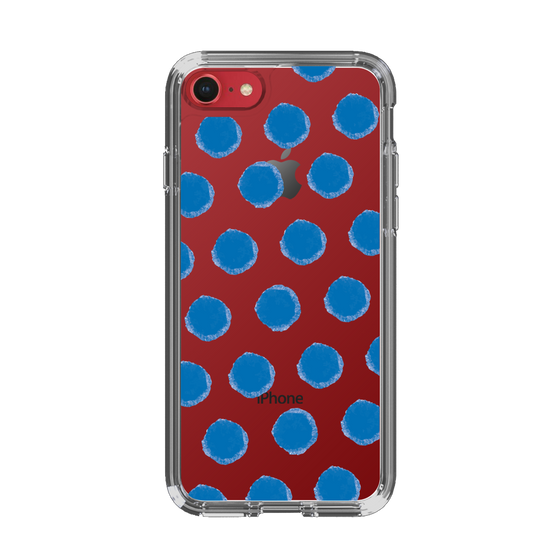 Slim Protection Case［ Original - Favorite Color Polka Dots - Blue ］