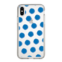 Slim Protection Case［ Original - Favorite Color Polka Dots - Blue ］