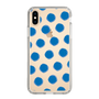 Slim Protection Case［ Original - Favorite Color Polka Dots - Blue ］
