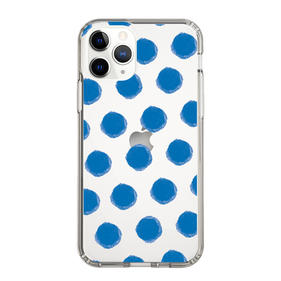 Slim Protection Case［ Original - Favorite Color Polka Dots - Blue ］