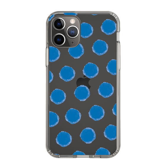 Slim Protection Case［ Original - Favorite Color Polka Dots - Blue ］