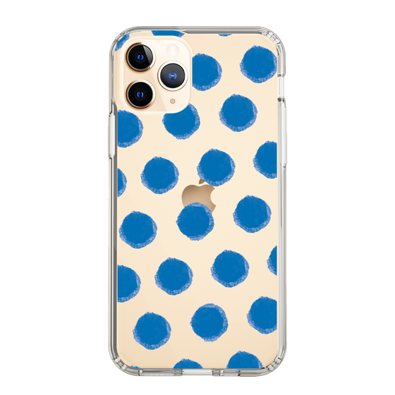 Slim Protection Case［ Original - Favorite Color Polka Dots - Blue ］