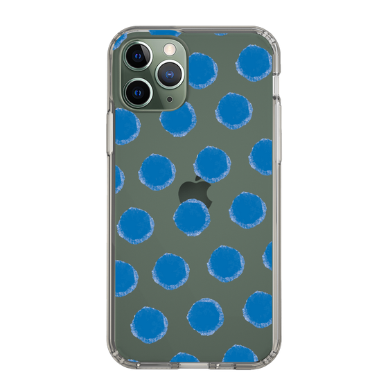 Slim Protection Case［ Original - Favorite Color Polka Dots - Blue ］