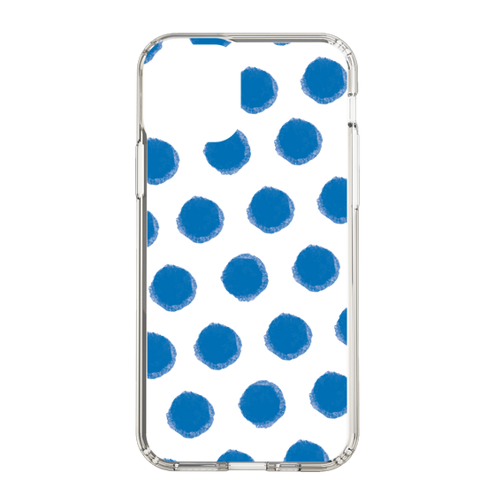 Slim Protection Case［ Original - Favorite Color Polka Dots - Blue ］