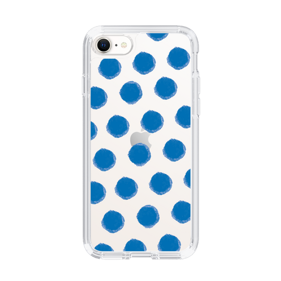 Slim Protection Case［ Original - Favorite Color Polka Dots - Blue ］