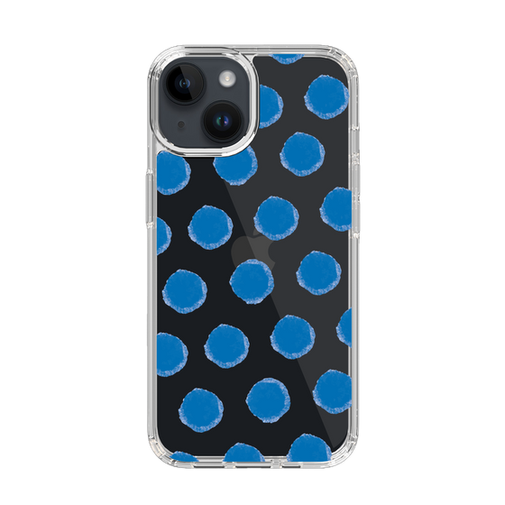 Slim Protection Case［ Original - Favorite Color Polka Dots - Blue ］