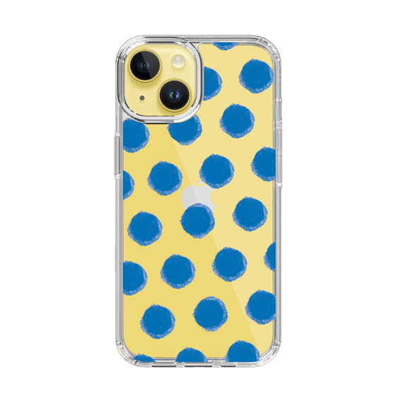 Slim Protection Case［ Original - Favorite Color Polka Dots - Blue ］