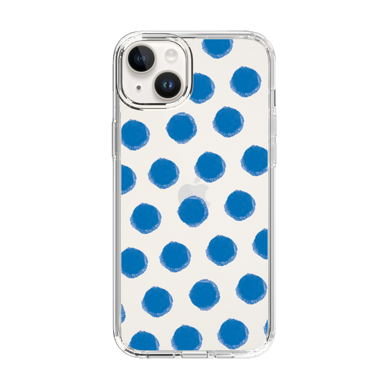 Slim Protection Case［ Original - Favorite Color Polka Dots - Blue ］