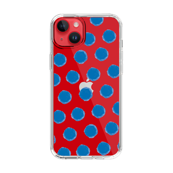 Slim Protection Case［ Original - Favorite Color Polka Dots - Blue ］