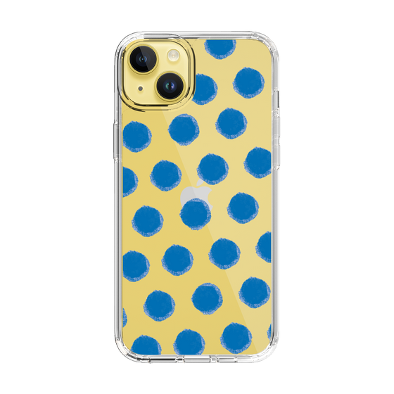 Slim Protection Case［ Original - Favorite Color Polka Dots - Blue ］