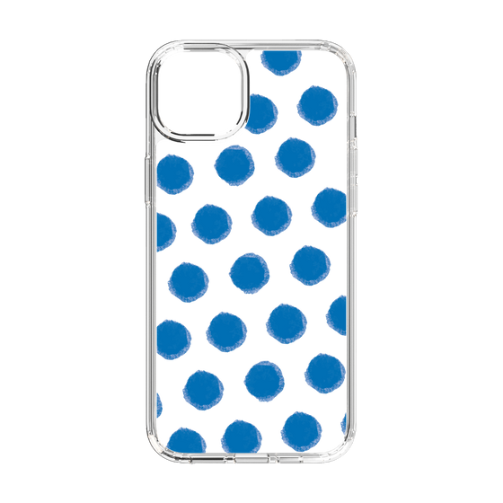 Slim Protection Case［ Original - Favorite Color Polka Dots - Blue ］