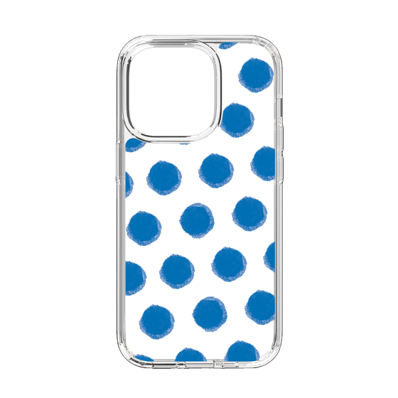 Slim Protection Case［ Original - Favorite Color Polka Dots - Blue ］