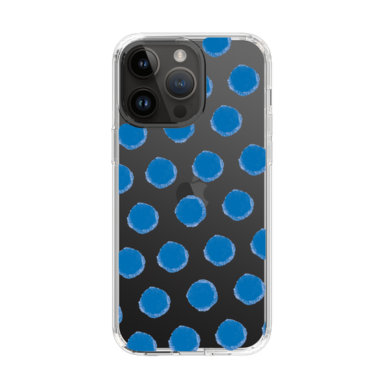 Slim Protection Case［ Original - Favorite Color Polka Dots - Blue ］