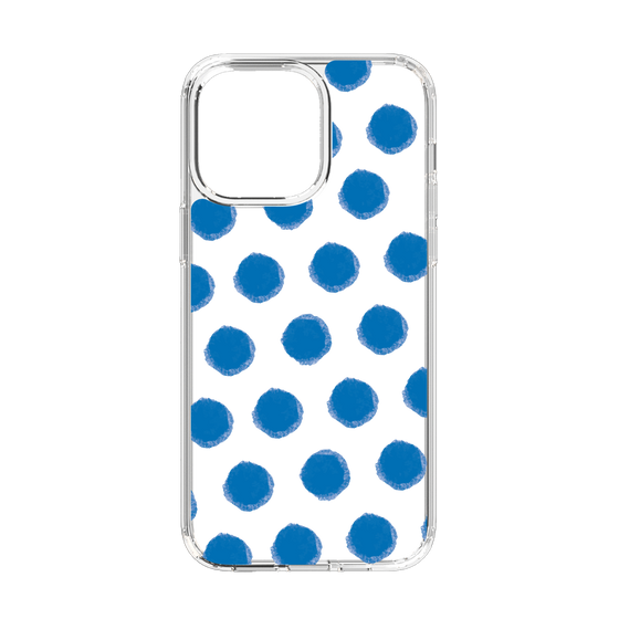 Slim Protection Case［ Original - Favorite Color Polka Dots - Blue ］