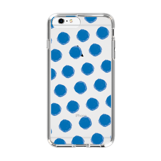 Slim Protection Case［ Original - Favorite Color Polka Dots - Blue ］