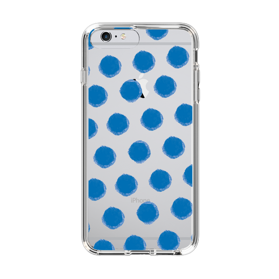 Slim Protection Case［ Original - Favorite Color Polka Dots - Blue ］