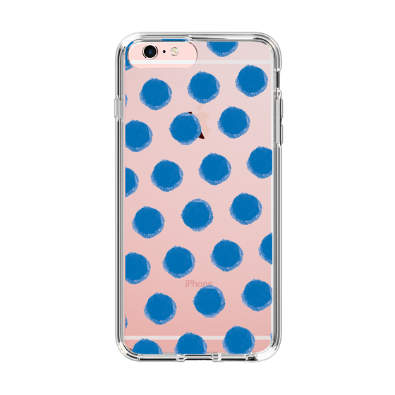 Slim Protection Case［ Original - Favorite Color Polka Dots - Blue ］